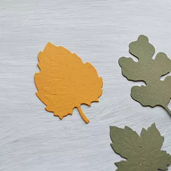 Набор вырубок "Листья", цвет оранжевый, зеленый Набор вырубок "Листья", цвет оранжевый, зеленый