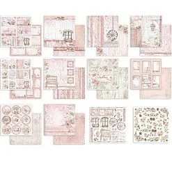 Набор бумаги 30х30 см "Roseland", 10 листов (Stamperia)