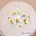 Набор высечек из бумаги "СуперБабушка", 48 шт (ScrapMania)