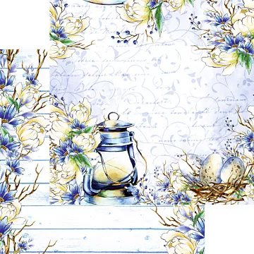 Бумага "Spring birds - 1" (SunnyCraft)