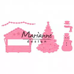 Набор ножей для вырубки и тиснения "Ярмарка" (Marianne design)