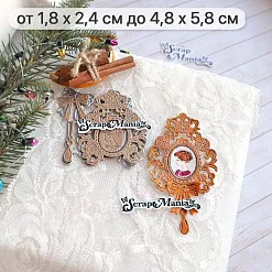 Нож "Сказка на Новый Год. Зеркало", 4,8х5,8 см (ScrapMania)