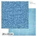 20х20 Бумага "Фономикс. Голубой. Дизайн 11" (ScrapMania)