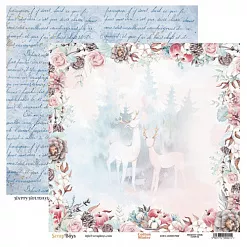 Бумага "Cotton winter 2" (ScrapBoys)