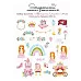Набор высечек "Принцесса в розовом", 34 шт (Scrapmama)