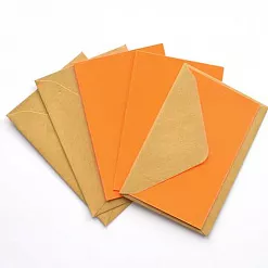 Набор заготовок для открыток 10х6,5 см "Neon Orange" с конвертами (DoCrafts)