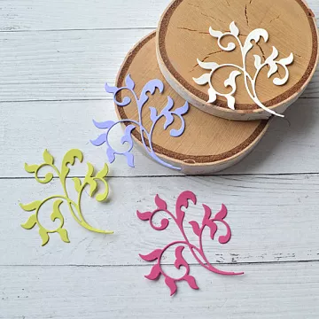 Набор вырубок "Сказочные ветки с листьями" (ScrapMania)