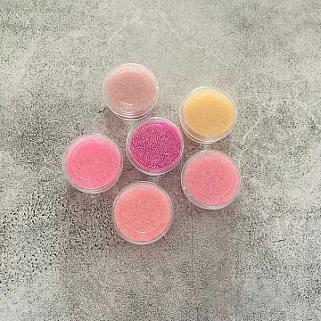 Набор микробисера "Оттенки нежного розового", 6 шт (АртУзор)