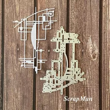 Нож "Геометрия 10, 7х11 см (Scrapman)
