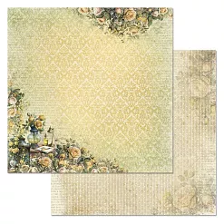 Набор бумаги 30,5х30,5 см "Затерянная среди роз", 12 листов (ScrapMania)