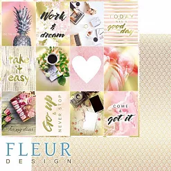 Бумага "Pretty pink. Карточки" (Fleur-design) Бумага "Pretty pink. Карточки" (Fleur-design)