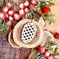 Чипборд "Кедровая шишка", 2,3х4,3 см (WoodHome)