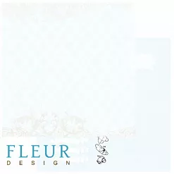 Бумага "Свадебная коллекция. Голубое кружево" (Fleur-design)