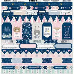 Наклейки 30х30 см "Little wonders" (BoBunny)