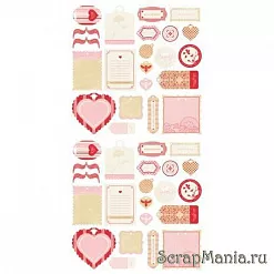 Набор высечек "Любовные записки" (Making Memories)