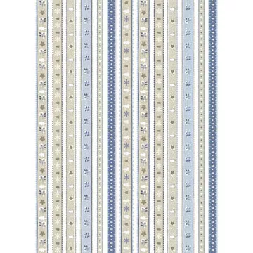 Скрап-карта А4 "Зимние бордюры. Мягкие сугробчики" (ScrapMania)