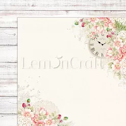 Бумага "Raspberry Garden 01" (Lemon Craft)