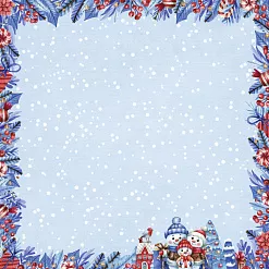 Бумага "Снеговички. Семейка" (ScrapMania)