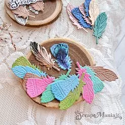 Нож "Пасха. Перышки", 1,4х3,5 см (ScrapMania)