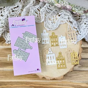 Нож "Домики 1691", 3,9х2,2 см (Fantasy) Нож "Домики 1691", 3,9х2,2 см (Fantasy)