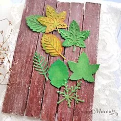 Нож "Листья леса. Куст и дерево", 3,8х4 см (ScrapMania)