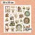 Калька 20х20 см "Сезон ромашек 19", плотность 110 гр/м2 (ScrapMania) Калька 20х20 см "Сезон ромашек 19", плотность 110 гр/м2 (ScrapMania)