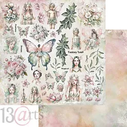 Набор 30х30 см "Fantasy Land", 9 листов (13Arts)