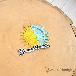 Нож "Русские сказки. Солнце и луна", 5х5 см (ScrapMania)