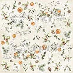 Бумага 30х30 "Rustic Christmas. Christmas 20" (ScrapAndMe)