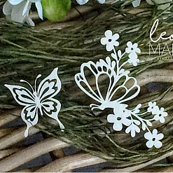 Набор украшений из чипборда "Бабочки" (LeoMammy) Набор украшений из чипборда "Бабочки" (LeoMammy)