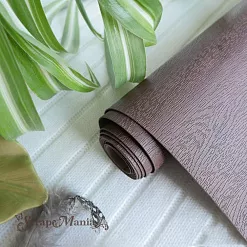 Отрез экокожи 30х69 см "Переплетный. Дерево. Темный шоколад" (Pty Китай)