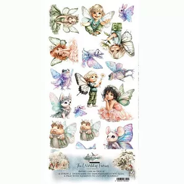 Набор бумаги 15х30 см "The World of Fairies. Для вырезания", 6 листов (Alchemy of Art)
