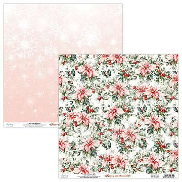 Бумага 30х30 см "Merry Little Christmas 05" (Mintay)