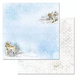 Бумага "Зимний город. Кофейня" (ScrapMania)
