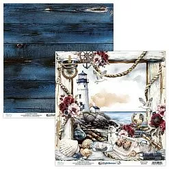 Набор бумаги 30х30 см "Lighthouse", 12 листов (Mintay) Набор бумаги 30х30 см "Lighthouse", 12 листов (Mintay)