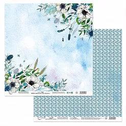 Бумага "Цветочный атлас. Анемоны. Прохлада" (Mr.Painter)