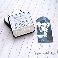 Штемпельная подушечка Альпийский белый, 7,5х7,5 см (ScrapMania)