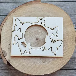 Украшение из чипборда "Рамочка с бабочками" (ScrapStar) Украшение из чипборда "Рамочка с бабочками" (ScrapStar)