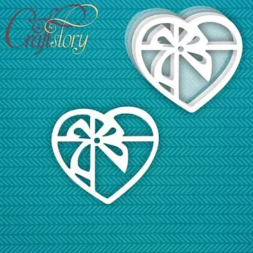 Украшение из чипборда "Шейкер. Подарок", большое (CraftStory)