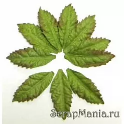 Листья бумажные, 10 шт