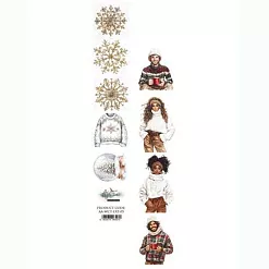 Бумага 6х30 см "Wonderful Christmas Time 05" (Alchemy of Art) Бумага 6х30 см "Wonderful Christmas Time 05" (Alchemy of Art)