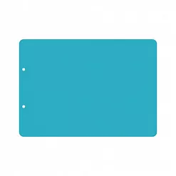 Набор пластиковых листов А4 "Прозрачные горизонтальные. Скругленный угол. 2 отверстия", толщина 0,5 мм (CraftStory)