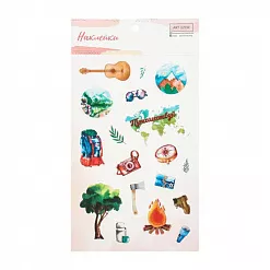 Наклейки 10х16 см "Поход‒это маленькая жизнь" (АртУзор)