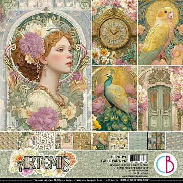 Набор бумаги 30х30 см "Artemis", 12 листов (Ciao bella)