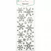 Наклейки с глиттером "Снежинки серебряные" (DoCrafts)
