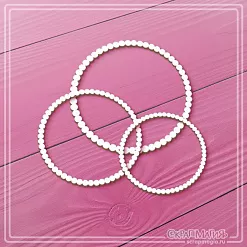 Чипборд "Круглые рамки из бусинок", 6,3х6,3 см (СкрапМагия) Чипборд "Круглые рамки из бусинок", 6,3х6,3 см (СкрапМагия)