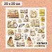 Калька 20х20 см "Сезон ромашек 21", плотность 110 гр/м2 (ScrapMania) Калька 20х20 см "Сезон ромашек 21", плотность 110 гр/м2 (ScrapMania)