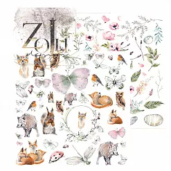 Бумага "Forest dream 7" (Zoju)