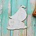 Украшение из чипборда "Парусник" (ScrapКрым)
