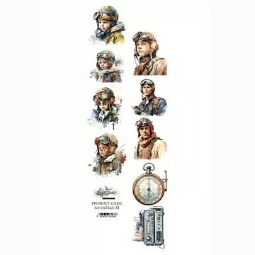 Бумага 6х30 см "Between Worlds 02. Для вырезания" (Alchemy of Art)